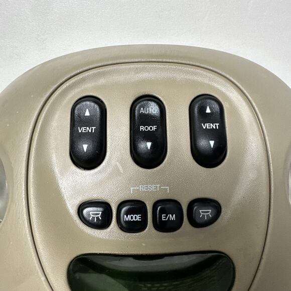 1997-2003 FORD F-150 Exped OEM Overhead Console Lights Sunroof Switch Beige - Picture 2 of 8